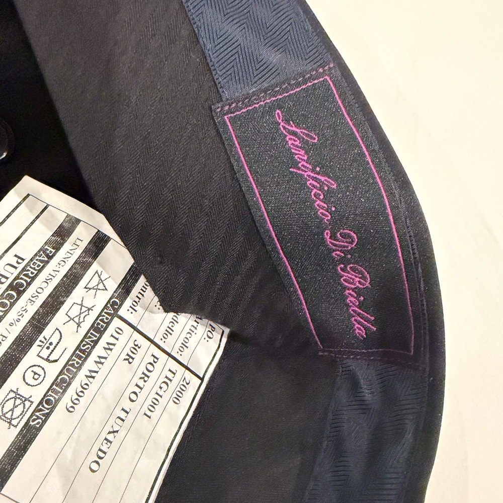 Mens black Tuxedo Pant